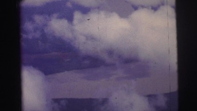 1979: View from a Plane Window with Clouds and Sky