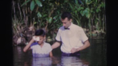 1979: wading in water