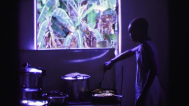 1979: a lady is seen cooking for her master and seems happy for it