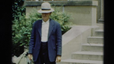 1951: A Man in a Hat Poses Outdoors in Willmar, Kentucky