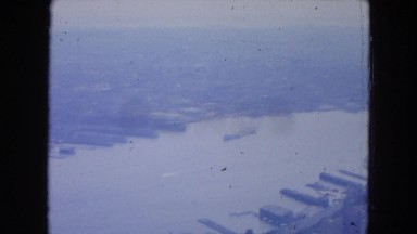 1954: a view from an aircraft is seen NEW YORK