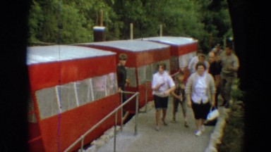 1968: people leaving transport SILVER CITY, NEVADA