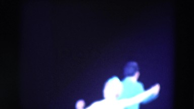 1969: silhouettes moving around in the dark room of magnificent earth