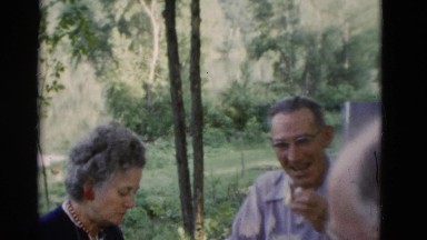 1949: people are seen in a picnic and talking busy eating SOMERSET, KENTUCKY