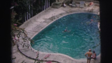 1962: Open Swimming in a Lovely In-Ground Pool, Bangkok, Thailand