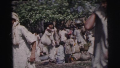 1962: Large Number of People of Indian Descent Going About Their Daily Lives