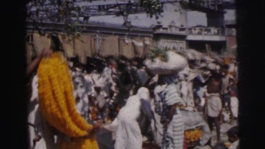 1962: asians gather for festival BANGKOK, THAILAND