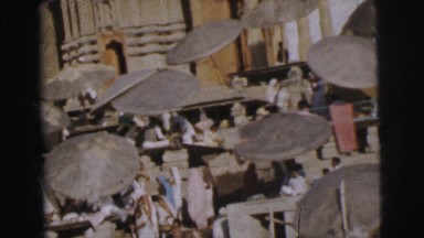 1962: interesting market or meeting area where people interact