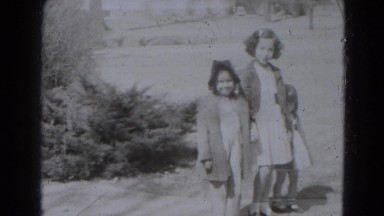 1947: three children walking and playing from the past LINCOLN, NEBRASKA