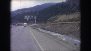 1962: Car Ride to Mount Evans on Highway 70 Next to Raging Rapids Colorado