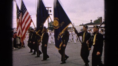 1963: small town military parade BARRINGTON, ILLINOIS