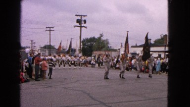 1963: a parade taking place with joy and people are seen enjoying BARRINGTON,