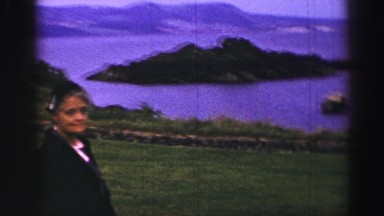 1952: older people watching something in the lake ENGLAND