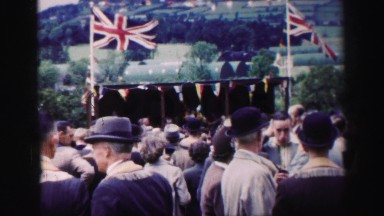 1952: a british area is seen ENGLAND