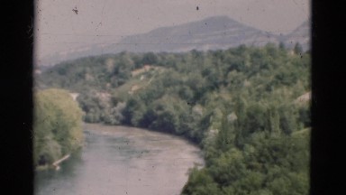1948: A Path Between a Forest Area is Seen in Portugal