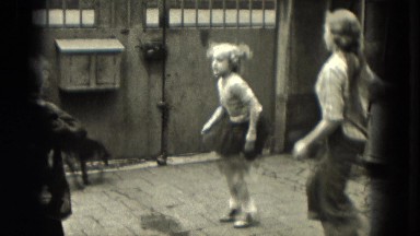 1953: Girls Skipping Rope and Having Fun in Milwaukee, Wisconsin