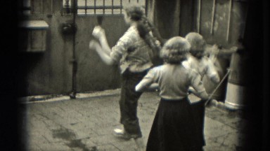 1953: Girls Trying to Use Skip Rope in Milwaukee, Wisconsin