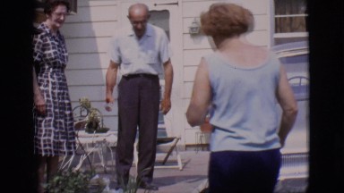 1966: a family scene showing love is seen.CLARKDALE, ARIZONA