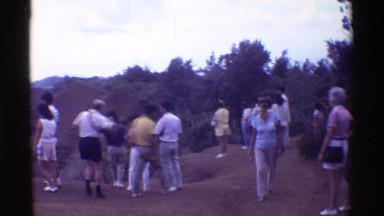 1971: Tourists at the Grand Canyon Admire the View and Resort Scenery