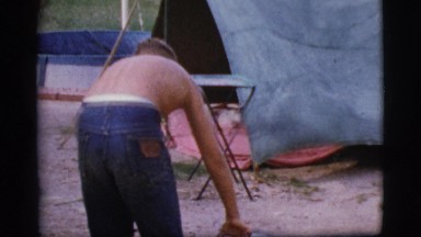 1968: a child is seen making something in fire COTTONWOOD, ARIZONA