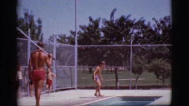 1968: kids learning how to swim COTTONWOOD, ARIZONA