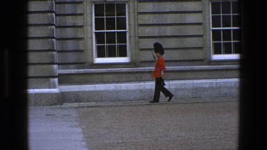 1969: serious royal guard protecting the queen but still funny to tourists