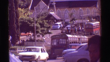 1971: Streets and Adjacent Areas Used by Vehicles and People on a Sunny Day