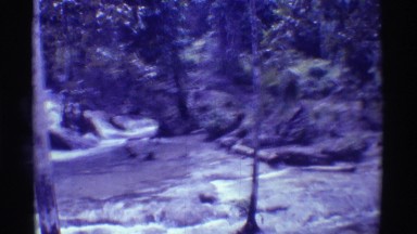 1971: a waterfall is seen HAWAII