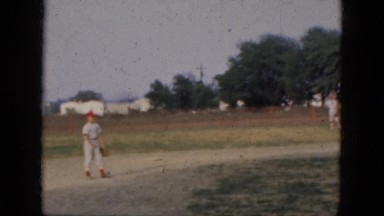 1964: Young Baseball Outfielders Waiting for the Pitch in Albany, New York