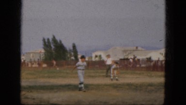 1964: Little League Baseball Game in Neighborhood Ball Field, Albany, New York