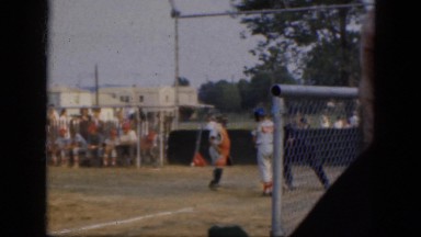 1964: Youngster Throws Strikeout in Baseball Game at Albany, New York