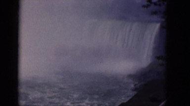 1964: a beautiful waterfall is seen ALBANY, NEW YORK