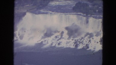 1964: niagara waterfall from the air NEW YORK