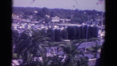 1966: trees and buildings panorama FLORIDA