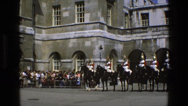 1969: a royal horse army is seen ENGLAND