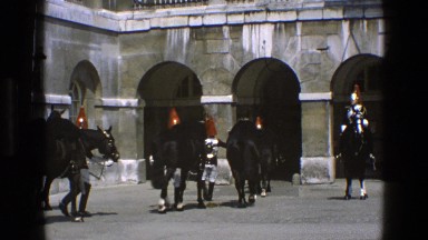 1969: a royal horse army is seen ENGLAND