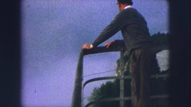 1963: Tourist Enjoying Cloudy Evening in Germany