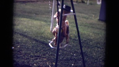 1973: a child is seen swinging NEW MEXICO