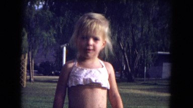 1973: a child is seen wearing a short top NEW MEXICO