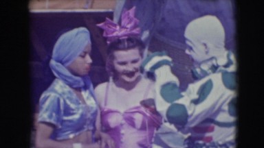 1948: it is an exciting day for many folks, as the circus has come to town!