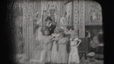 1948: a show with a man and girls CHICAGO