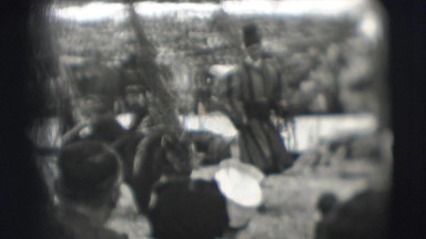1948: a person is seen with a bear in an act CHICAGO
