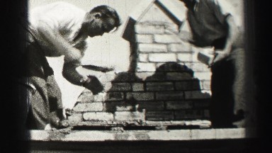 1952: Men at Work in Edinburgh, Scotland