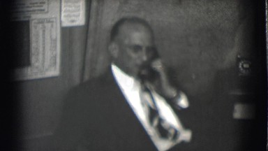 1959: a man is seen on the phone ST. LOUIS