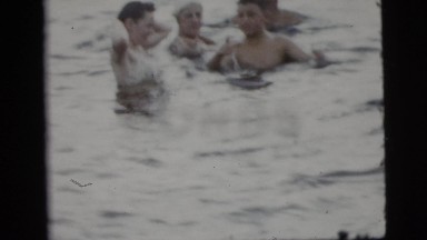1961: family splashing anger CAMDEN, NEW JERSEY
