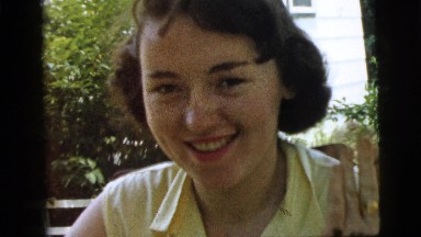 1961: a close up of a girl is seen CAMDEN, NEW JERSEY