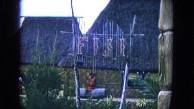 1968: woman hammering object outside HAWAII