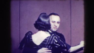 1941: a couple is seen dancing in love NEW YORK