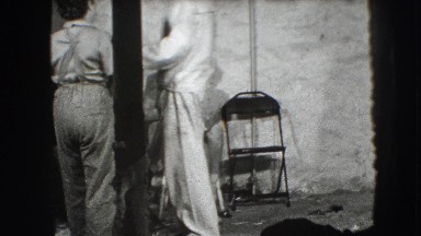 1941: a guy flirting with 2 girls NEW YORK