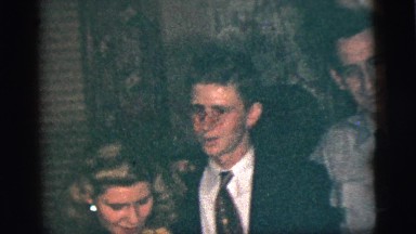 1956: Family Gathering with Music and Dancing in New York City